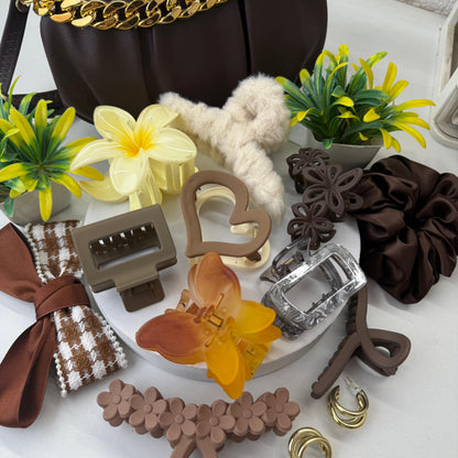 Cute Brown Hamper ( with HandBag )