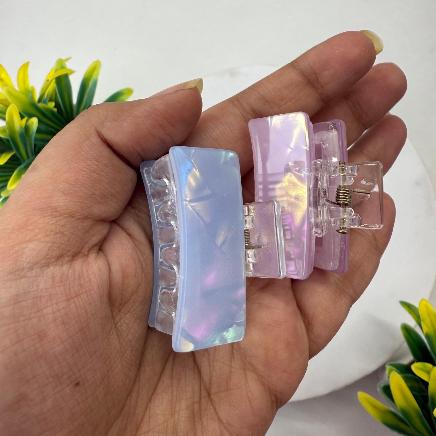Resin Rectangle - Glitter