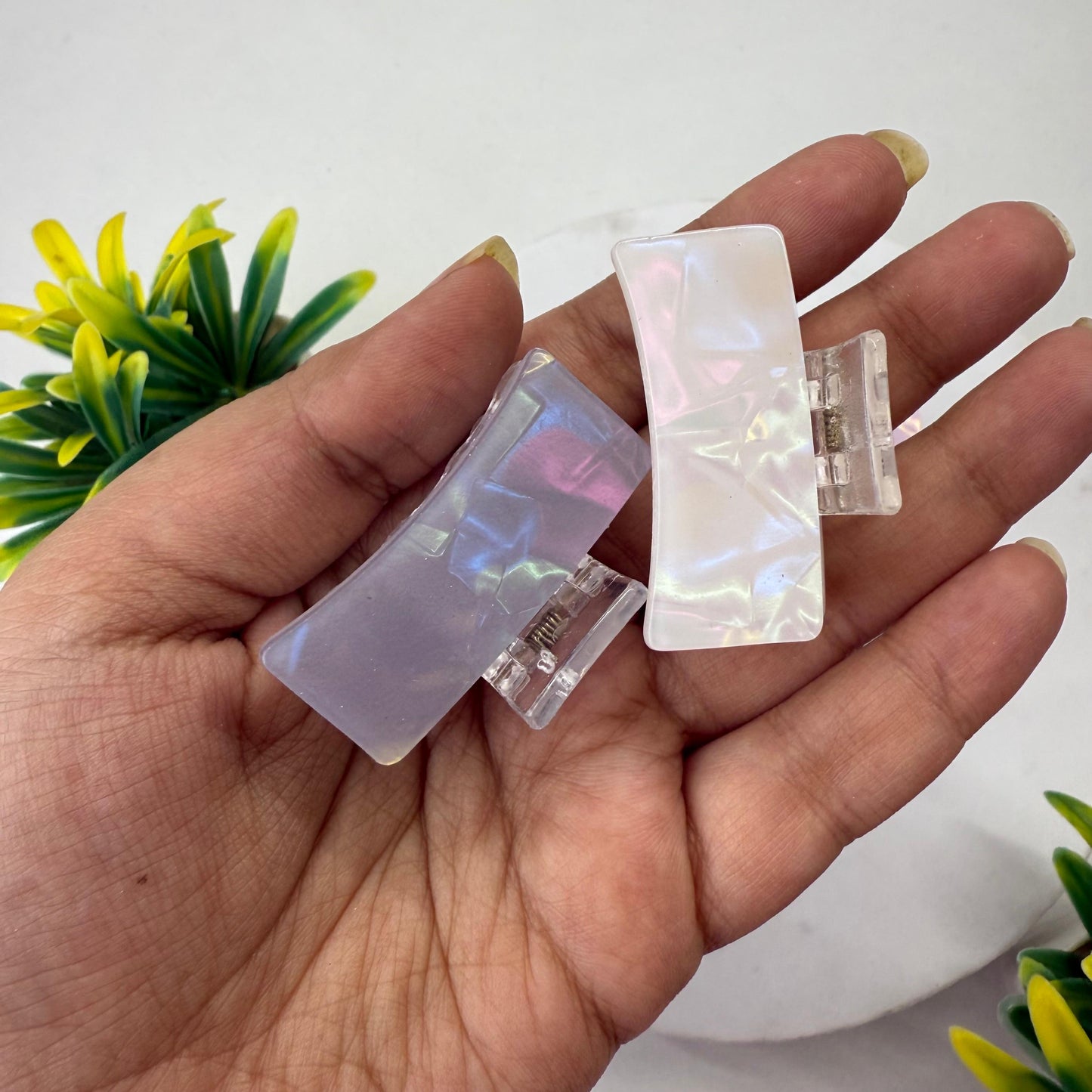 Resin Rectangle - Glitter
