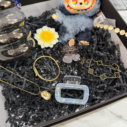Cute Black Hamper ( with box )