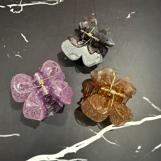 Glitter Butterfly - Set of 3
