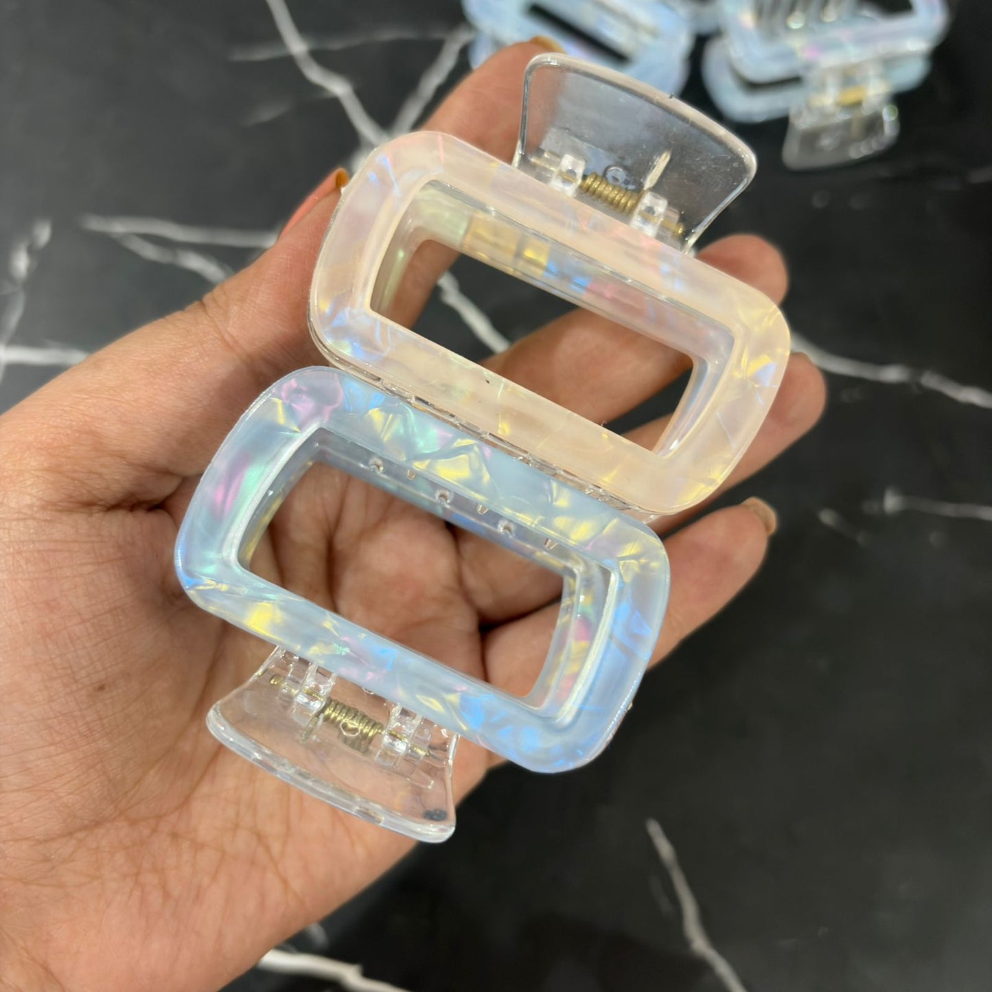 Resin Square Hairclaw