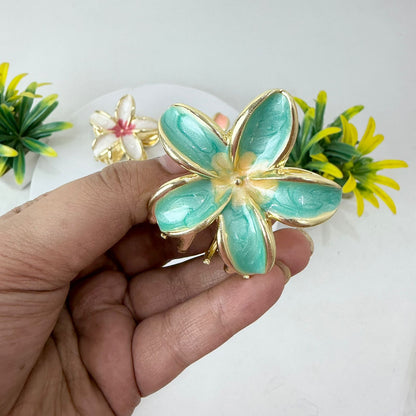 Flower - Premium Metal Hairclaw