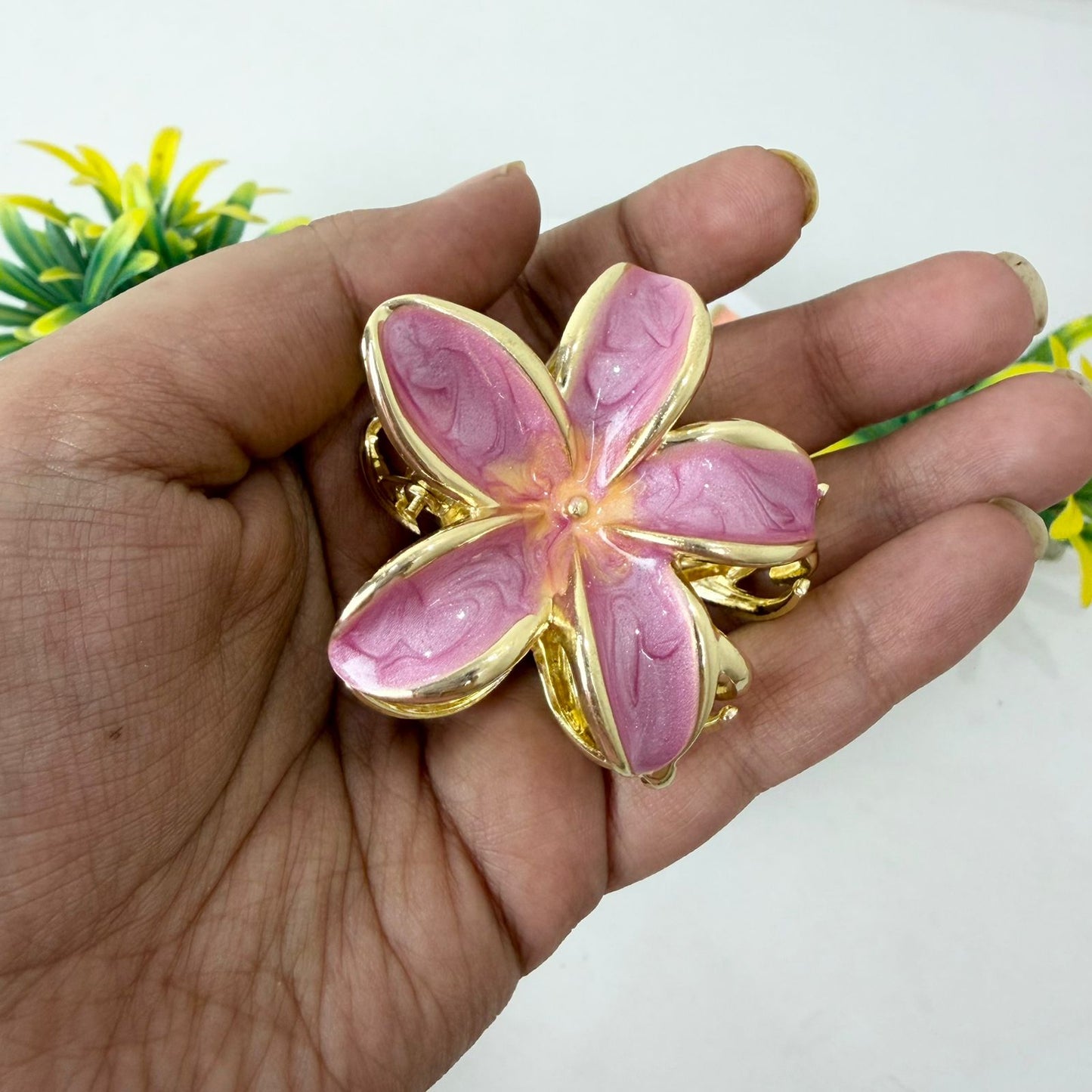Flower - Premium Metal Hairclaw