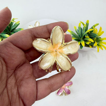 Flower - Premium Metal Hairclaw